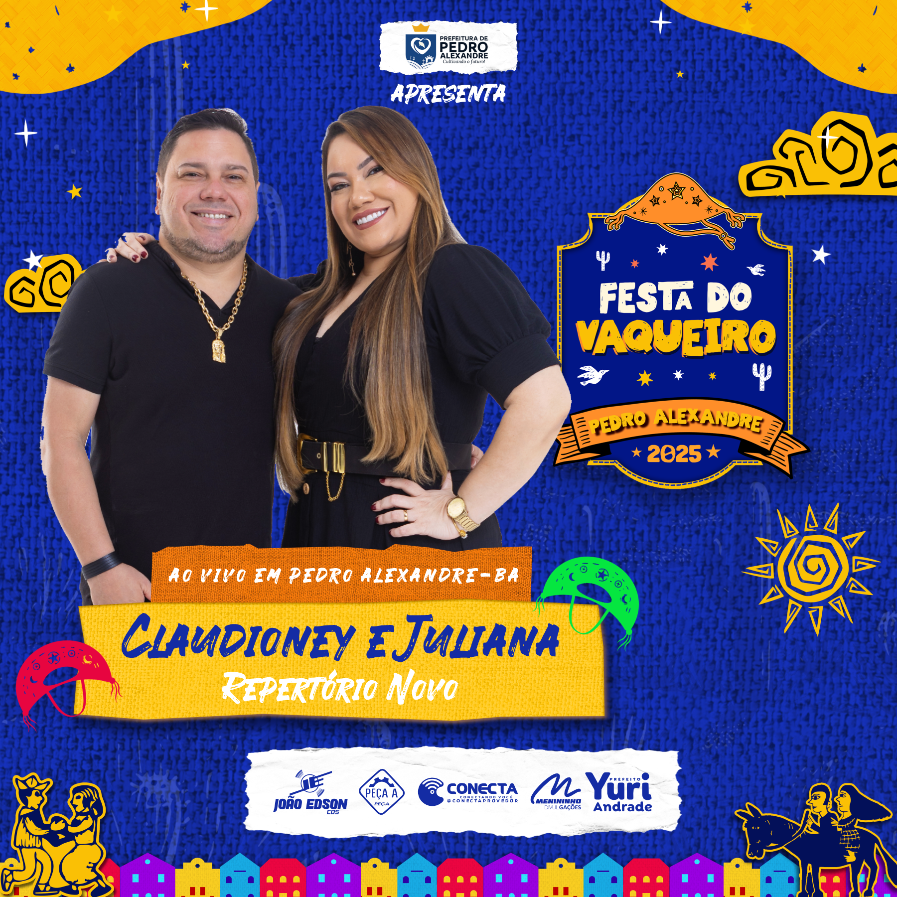 CLAUDIONEY E JULIANA FESTA DO VAQUEIRO 2025